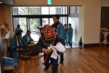 菱野の伝統芸能　獅子舞